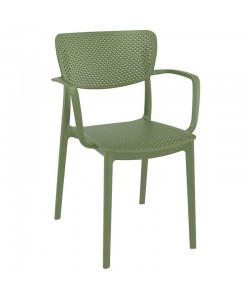 LOFT OLIVE GREEN ΠΟΛΥΘΡΟΝΑ ΠΟΛ/ΝΙΟΥ 54X53X82εκ.