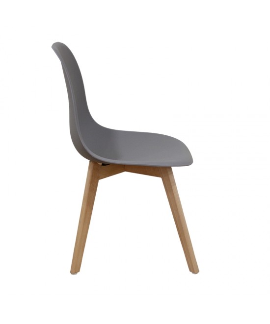 LOFT PLUS ΚΑΡΕΚΛΑ GREY(Σ4)PP 46Χ46Χ41-81εκ.