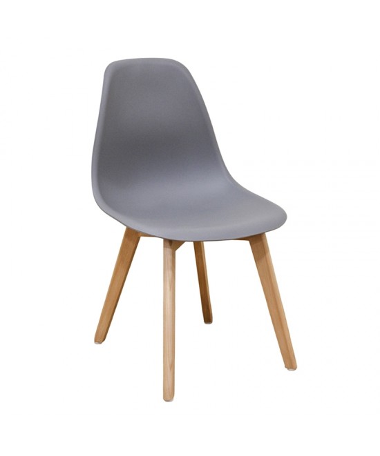 LOFT PLUS ΚΑΡΕΚΛΑ GREY(Σ4)PP 46Χ46Χ41-81εκ.