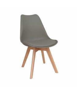 LOGAN PLUS GREY(Σ4)ΚΑΡ/ΔΕΡΜ/ΡΡ 49X54X46-80εκ.