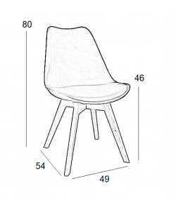 LOGAN PLUS ΛΕΥΚΗ(Σ4)ΚΑΡ/ΔΕΡΜ/ΡΡ 49X54X46-80εκ.