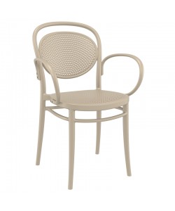 MARCEL XL TAUPE ΠΟΛΥΘΡΟΝΑ ΠΟΛ/ΝΙΟΥ 57Χ52Χ85εκ.