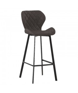 MARTIN ΜΑΥΡΟ ΥΦΑΣΜΑ(Σ2)73εκ.ΣΚΑΜΠΟ ΜΕΤΑΛΛΙΚΟ 45X49X73-106εκ.