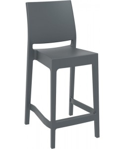 MAYA 65εκ. ΣΚΑΜΠΟ DARK GREY ΠΟΛ/ΝΙΟΥ 44Χ50Χ98εκ.