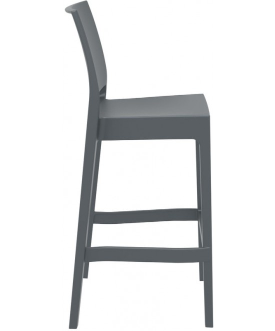 MAYA 75εκ. ΣΚΑΜΠΟ DARK GREY ΠΟΛ/ΝΙΟΥ