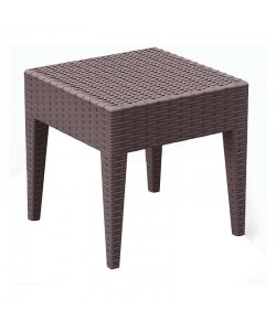 MIAMI BROWN ΤΡΑΠΕΖΙ 45Χ45Χ45εκ. ΠΟΛ/ΝΙΟΥ