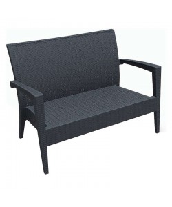 MIAMI DARK GREY ΚΑΝΑΠΕΣ 128Χ77Χ89εκ. ΠΟΛ/ΝΙΟΥ