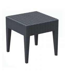 MIAMI DARK GREY ΤΡΑΠΕΖΙ 45Χ45Χ45εκ. ΠΟΛ/ΝΙΟΥ