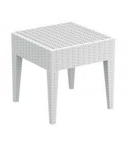 MIAMI WHITE ΤΡΑΠΕΖΙ 45Χ45Χ45εκ. ΠΟΛ/ΝΙΟΥ