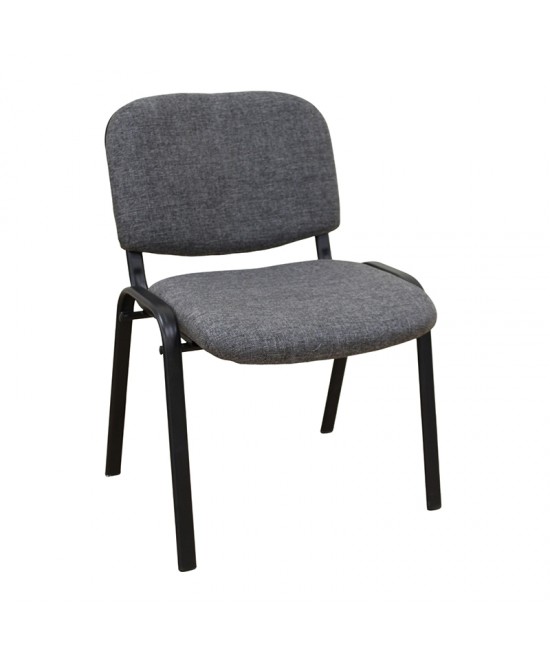 MILOS ΓΚΡΙ ΥΦΑΣΜΑ ΚΑΡΕΚΛΑ ΒΑΦΗΣ 55X59X77εκ.