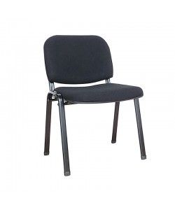 MILOS ΜΑΥΡΟ ΥΦΑΣΜΑ ΚΑΡΕΚΛΑ ΒΑΦΗΣ 54Χ58.5Χ47-78.5εκ.