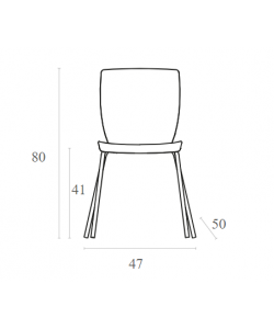 MIO WHITE ΚΑΡΕΚΛΑ ΒΑΦΗΣ 47Χ50Χ80εκ.