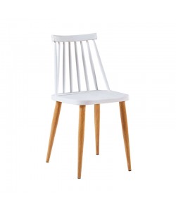 MIRELLA ΛΕΥΚΗ ΚΑΡΕΚΛΑ/ΡΡ/ΜΕΤΑΛΛΙΚΗ 42Χ47Χ79εκ.