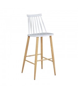 MIRELLA ΣΚΑΜΠΟ ΛΕΥΚΟ ΡΡ/ΜΕΤΑΛΛΙΚΟ 45X50X107εκ.