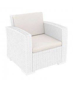 MONACO WHITE ΠΟΛΥΘΡΟΝΑ ΜΕ ΜΑΞ. ΠΟΛ/ΝΙΟΥ 82Χ79Χ79εκ.