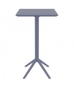 SKY DARK GREY BAR 60Χ60Χ108εκ.ΠΤΥΣ/ΝΟ ΤΡΑΠ. ΠΟΛ/ΝΙΟΥ