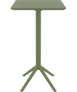 SKY OLIVE GREEN BAR 60Χ60Χ108εκ.ΠΤΥΣ/ΝΟ ΤΡΑΠ. ΠΟΛ/ΝΙΟΥ