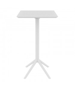 SKY WHITE BAR 60Χ60Χ108εκ.ΠΤΥΣ/ΝΟ ΤΡΑΠ. ΠΟΛ/ΝΙΟΥ