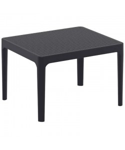 SKY BLACK 50Χ60Χ40εκ. ΤΡΑΠΕΖΙ ΠΟΛ/ΝΙΟΥ