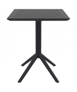 SKY BLACK 60Χ60X74εκ. ΤΡΑΠΕΖΙ ΠΤΥΣ/ΝΟ ΠΟΛ/ΝΙΟΥ