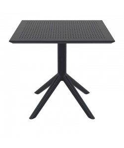 SKY BLACK 80X80X74εκ. ΤΡΑΠΕΖΙ ΠΟΛ/ΝΙΟΥ