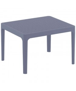 SKY DARK GREY 50Χ60Χ40εκ. ΤΡΑΠΕΖΙ ΠΟΛ/ΝΙΟΥ