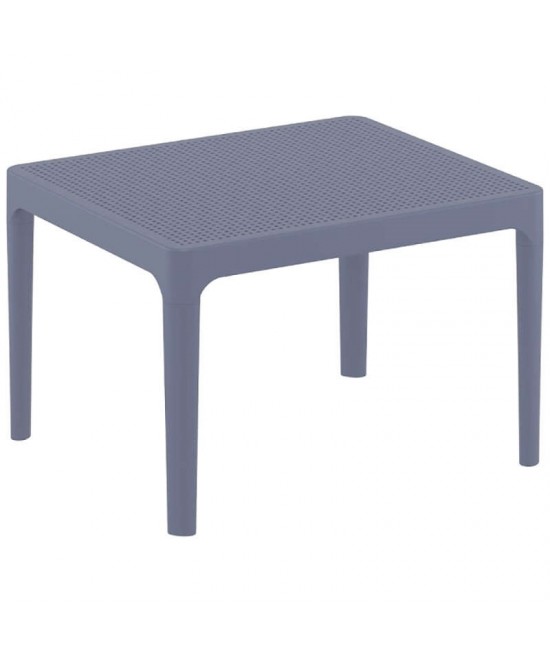 SKY DARK GREY 50Χ60Χ40εκ. ΤΡΑΠΕΖΙ ΠΟΛ/ΝΙΟΥ