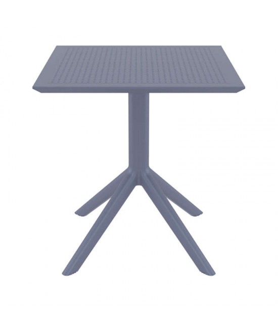 SKY DARK GREY 70X70X74εκ. ΤΡΑΠΕΖΙ ΠΟΛ/ΝΙΟΥ SKY DARK GREY 70X70X74εκ. ΤΡΑΠΕΖΙ ΠΟΛ/ΝΙΟΥ