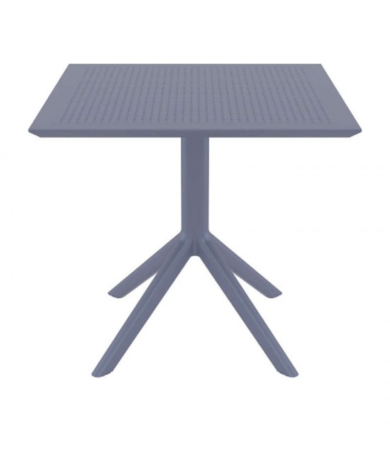 SKY DARK GREY 80X80X74εκ. ΤΡΑΠΕΖΙ ΠΟΛ/ΝΙΟΥ SKY DARK GREY 80X80X74εκ. ΤΡΑΠΕΖΙ ΠΟΛ/ΝΙΟΥ