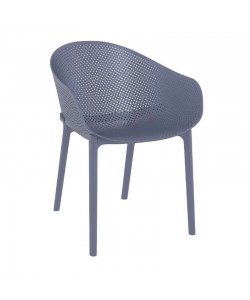 SKY DARK GREY(Σ4)ΠΟΛΥΘΡΟΝΑ ΠΟΛ/ΝΙΟΥ 54X60X81εκ.