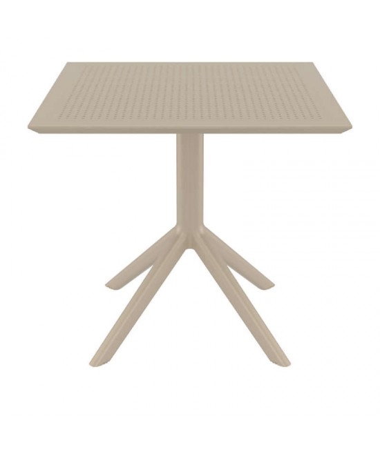 SKY TAUPE 80X80X74εκ. ΤΡΑΠΕΖΙ ΠΟΛ/ΝΙΟΥ