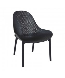 SKY LOUNGE BLACK ΠΟΛΥΘΡΟΝΑ ΠΟΛ/ΝΙΟΥ 60X71X83εκ.