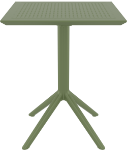 SKY OLIVE GREEN 60Χ60X74εκ. ΤΡΑΠΕΖΙ ΠΤΥΣ/ΝΟ ΠΟΛ/ΝΙΟΥ