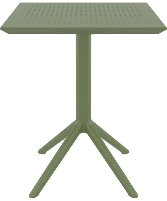 SKY OLIVE GREEN 60Χ60X74εκ. ΤΡΑΠΕΖΙ ΠΤΥΣ/ΝΟ ΠΟΛ/ΝΙΟΥ