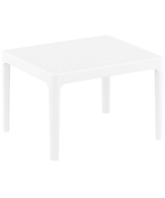 SKY WHITE 50Χ60Χ40εκ. ΤΡΑΠΕΖΙ ΠΟΛ/ΝΙΟΥ