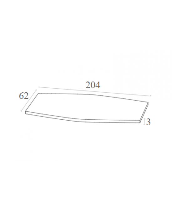SLIM ΣΤΡΩΜΑ POLYESTER 3εκ.DARK GREY 204X62X3εκ.