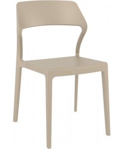 SNOW TAUPE ΚΑΡΕΚΛΑ ΠΟΛ/ΝΙΟΥ 52X56X83εκ.