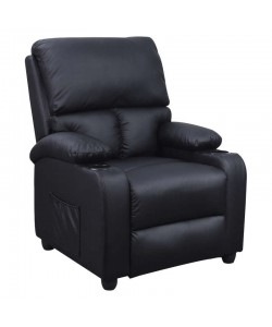 SUNDAY RELAX ΠΟΛΥΘΡΟΝΑ ΜΑΥΡΟ PU 78Χ89Χ106εκ.