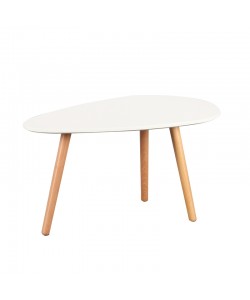 TAMY SMALL WHITE 75Χ43Χ40εκ.ΤΡΑΠΕΖΙ ΣΑΛΟΝΙΟΥ