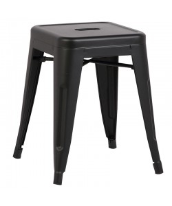 TEXAS ΣΚΑΜΠΟ 46εκ. ΜΑΥΡΟ ΜΑΤ ΜΕΤΑΛΛΙΚΟ 39Χ39X46εκ.