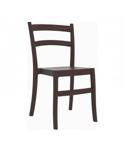 TIFFANY DARK BROWN ΚΑΡΕΚΛΑ ΠΟΛ/ΝΙΟΥ 45Χ51Χ85εκ.