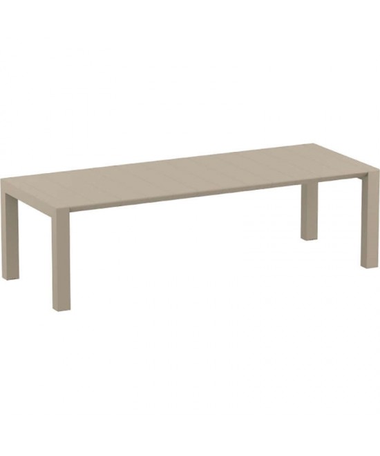 VEGAS TAUPE 100X260/300Χ75εκ. ΕΠΕΚΤ.ΤΡΑΠΕΖΙ ΠΟΛ/ΝΙΟΥ