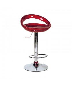 Σκαμπό Μπάρ 2τμχ Bar18 Redbor Abs 46x39x97εκ.