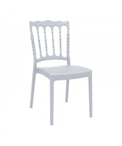 NAPOLEON SILVER GREY ΚΑΡΕΚΛΑ ΠΟΛ/ΝΙΟΥ 45X55X92εκ.