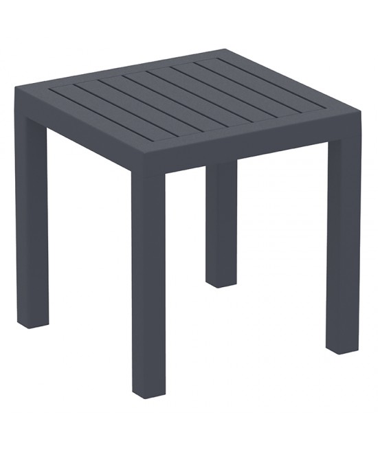OCEAN DARK GREY ΤΡΑΠΕΖΙ 45Χ45Χ45εκ. ΠΟΛ/ΝΙΟΥ