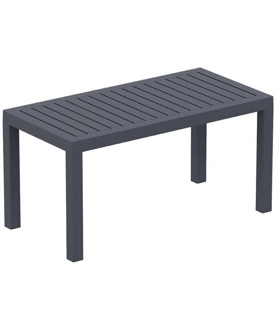 OCEAN DARK GREY ΤΡΑΠΕΖΙ 90Χ45Χ45εκ. ΠΟΛ/ΝΙΟΥ