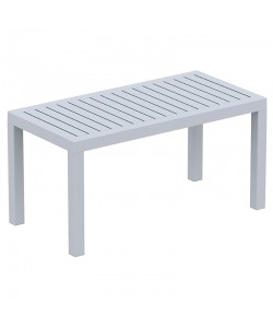 OCEAN SILVER GREY ΤΡΑΠΕΖΙ 90Χ45Χ45εκ. ΠΟΛ/ΝΙΟΥ