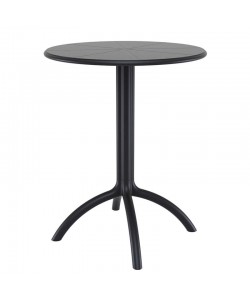 OCTOPUS Φ60Χ75εκ. BLACK ΤΡΑΠΕΖΙ ΠΟΛ/ΝΙΟΥ