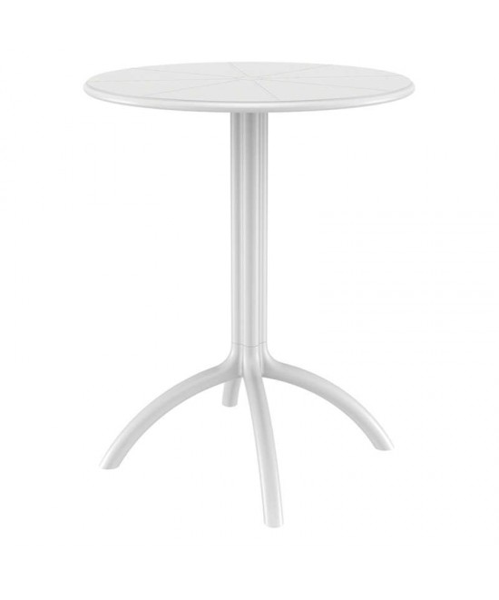 OCTOPUS Φ60Χ75εκ. WHITE ΤΡΑΠΕΖΙ ΠΟΛ/ΝΙΟΥ