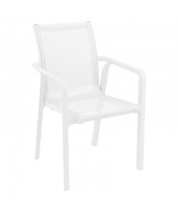 PACIFIC ΠΟΛΥΘΡΟΝΑ WHITE/WHITE ΠΟΛ/ΝΙΟΥ 57X62X90εκ.